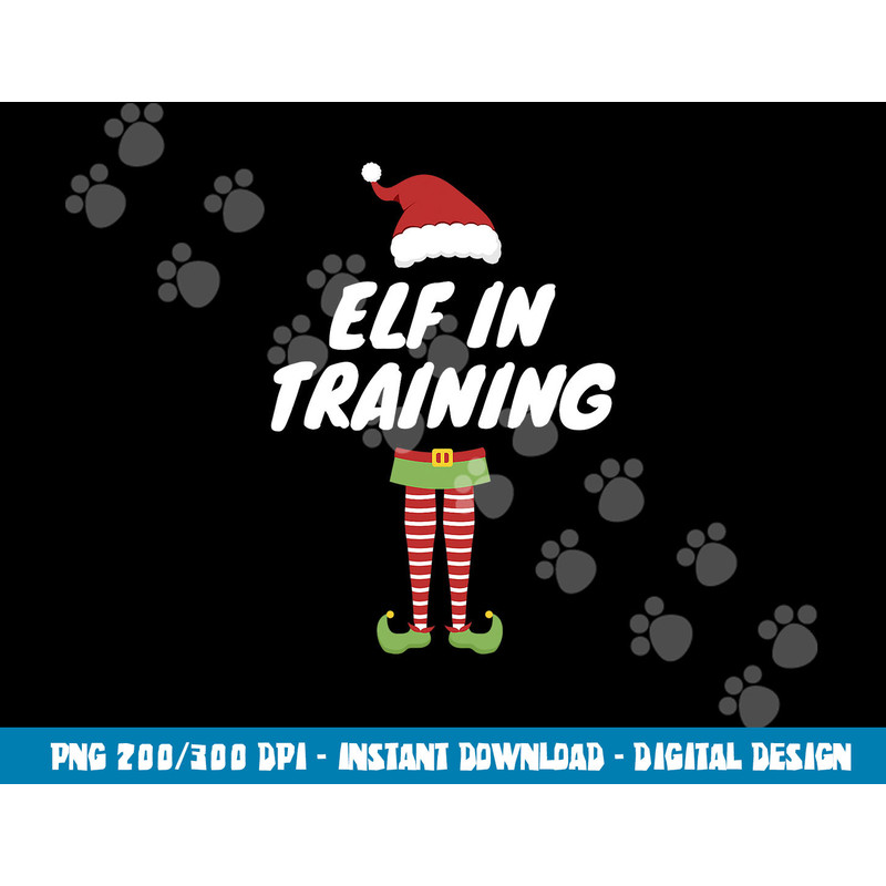 Elf In Training Tshirt, Christmas Elves Family Gift Shirt copy.jpg