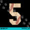 Baseball Number 5 Softball Gift For Baseball Players png, sublimation copy.jpg