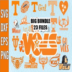 Bundle 23 Files Tennessee Vols Football Team svg, Tennessee Vols svg, N C A A Teams svg, N C A A Svg, Png, Dxf, Eps, Ins