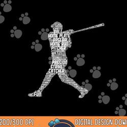 baseball player batter youth kids boys men png, sublimation copy