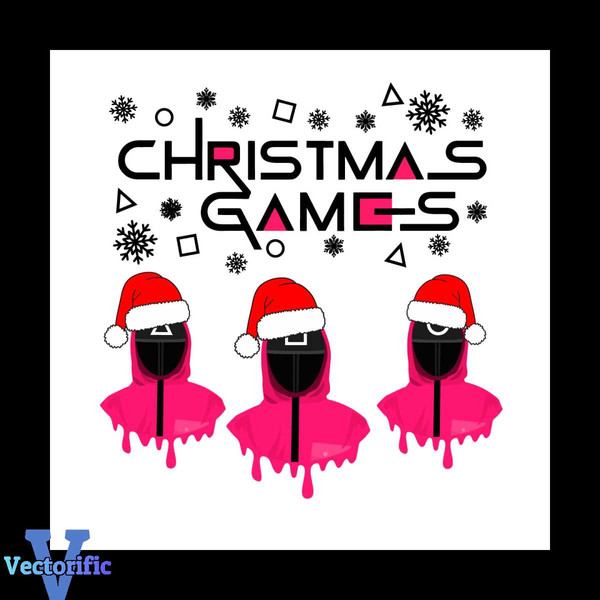 Christmas Squid Game Svg, Squid Game Svg , Squid Game Clipar Inspire