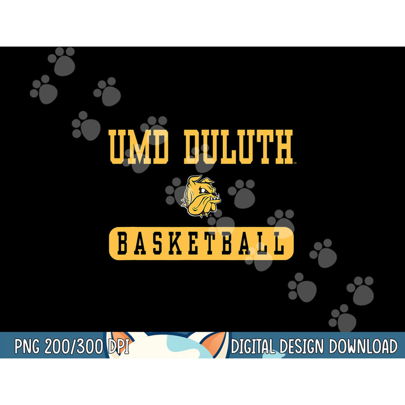 Minnesota Duluth Bulldogs Basketball Logo png, sublimation copy.jpg