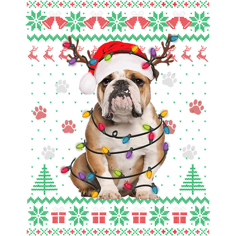 English Bulldog Christmas Lights Santa Dog Lover Ugly Sweate png, sublimation.pngEnglish Bulldog Christmas Lights Santa Dog Lover Ugly Sweate png, sublimation.p