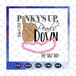pinkys up peals, aka sorority gift, aka sorority svg, aka svg, aka shirt, aka sorority, alpha kappa alpha svg, alpha kap
