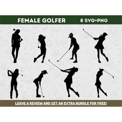 golf player svg, female golfer svg, svg files for cricut, golf png, golf clipart, golfer svg, sports silhouettes, green