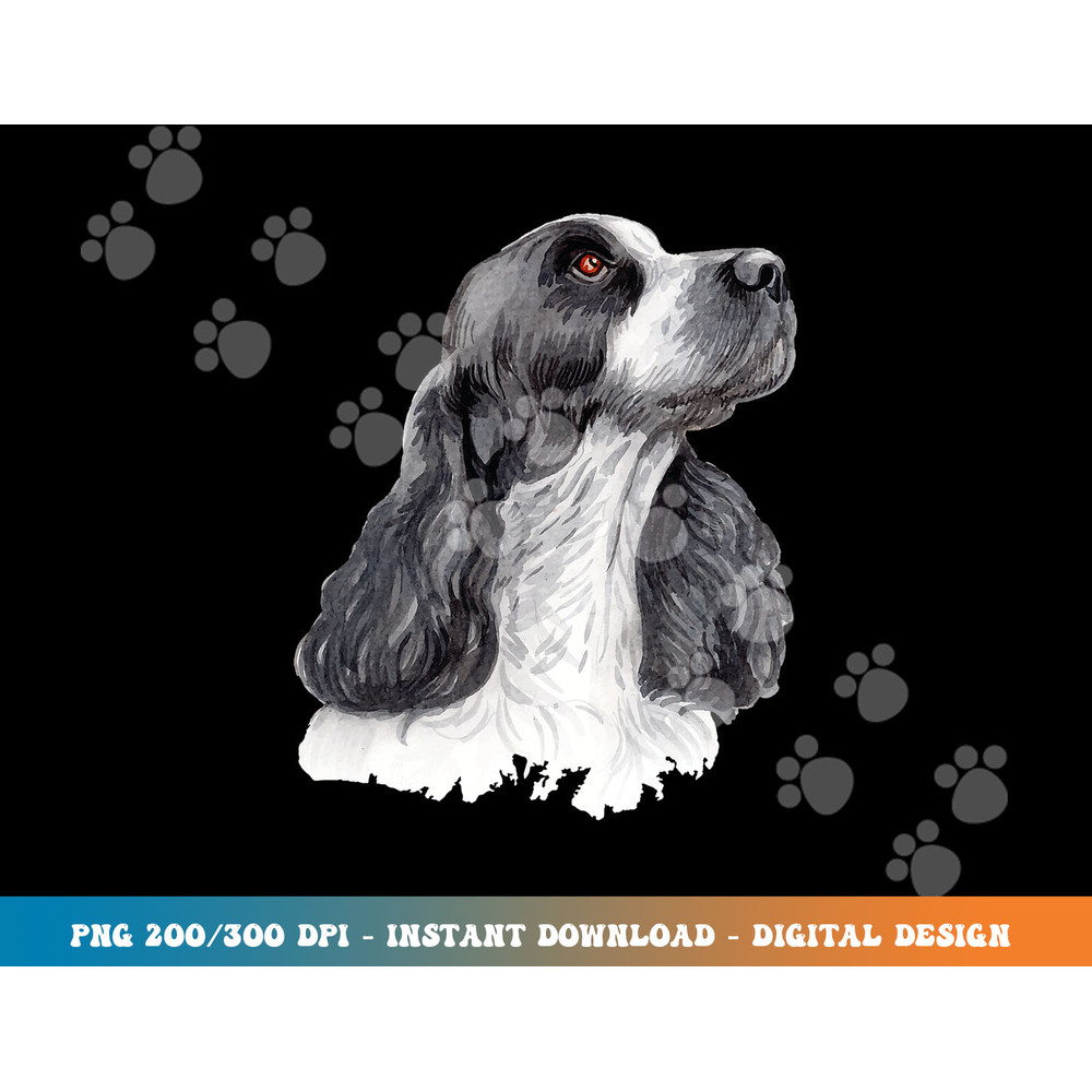 English Springer Spaniel Watercolor for Dog Owners  png, sublimation copy.jpg