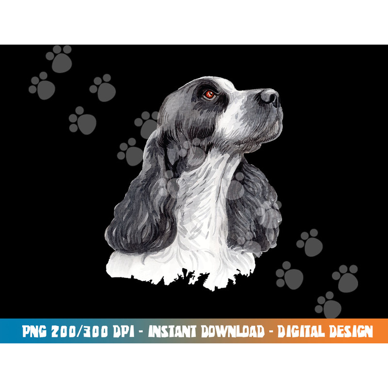 English Springer Spaniel Watercolor for Dog Owners png, sublimation copy.jpg
