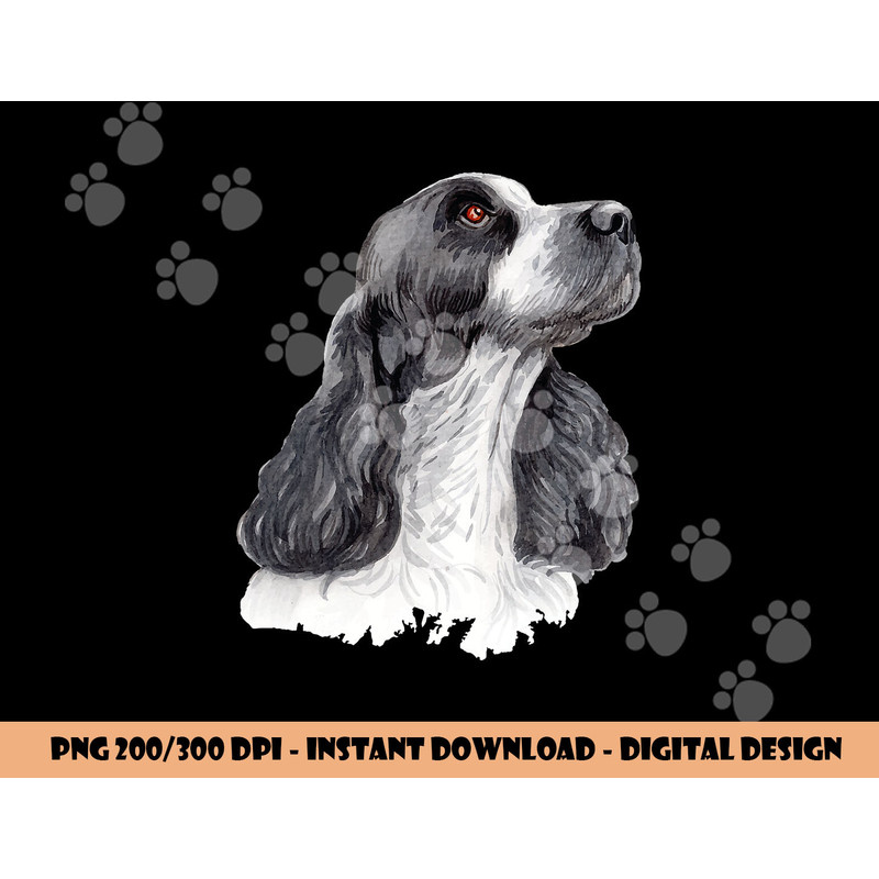 English Springer Spaniel Watercolor for Dog Owners png, sublimation copy.jpg