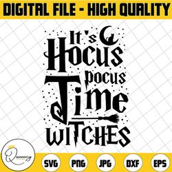 it's ho-cus po-cus time witches svg, ho-cus po-cus svg, halloween cut file, halloween clipart, ho-cus po-cus clipart