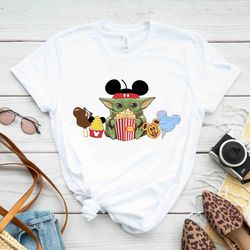 baby yoda disney snacks t-shirt, disney snacks tee, disney yoda shirts, disneyland shirts, disneyworld shirts, baby yoda