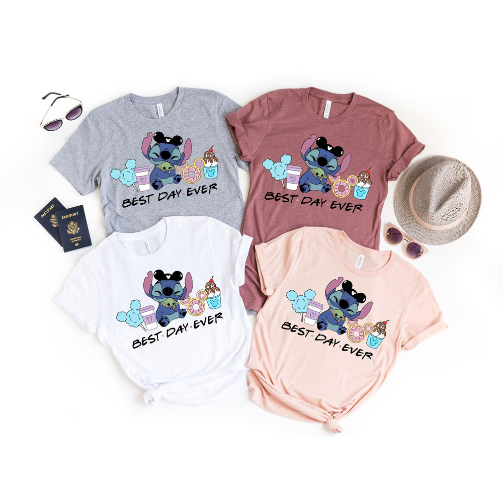 Best Day Ever Stitch & Baby Yoda Snacks Shirt- Disneyworld Family Shirts , Disneyland Shirts, Kids Disneyworld Shirts,Baby Yoda Disney Ears - 1.jpg