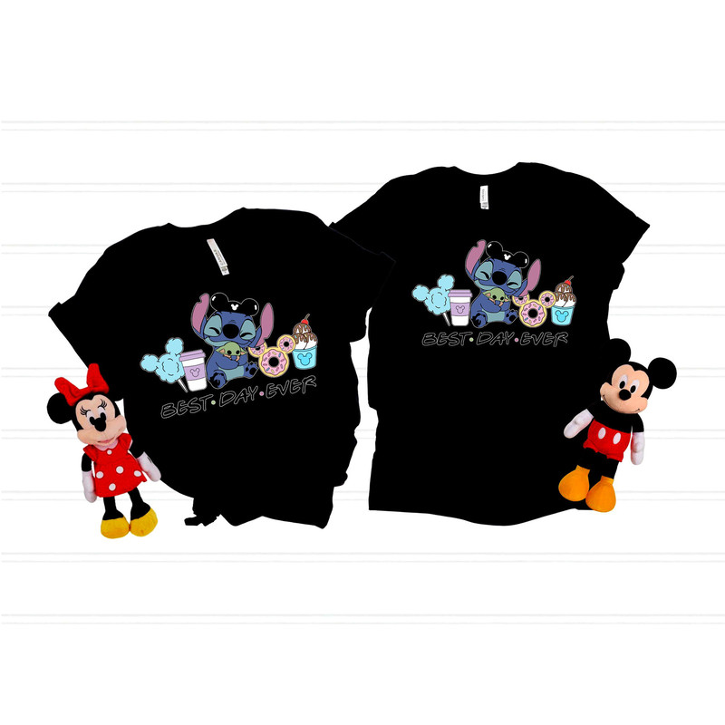 Best Day Ever Stitch & Baby Yoda Snacks Shirt- Disneyworld Family Shirts , Disneyland Shirts, Kids Disneyworld Shirts,Baby Yoda Disney Ears - 3.jpg