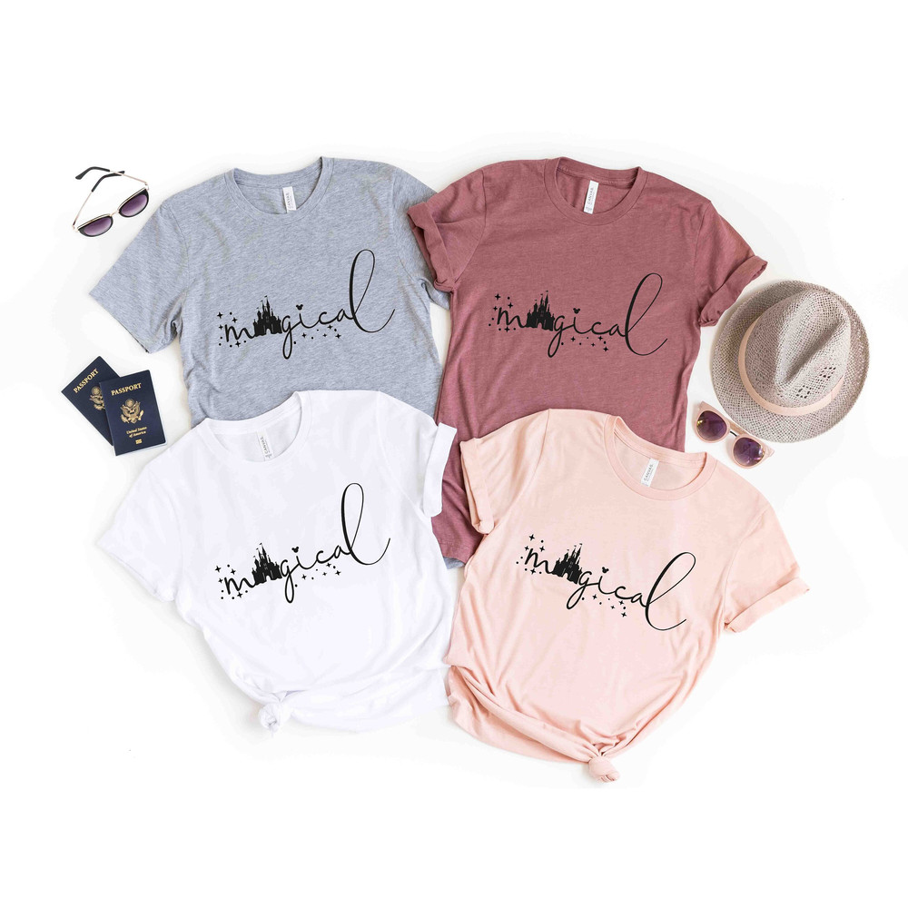 Disney Magical T-Shirt, Magical Disney Castle Shirt, Magic Kingdom Family Shirt, Disneyworld Shirt, Disney Shirts For Family, Disney Shirts - 1.jpg