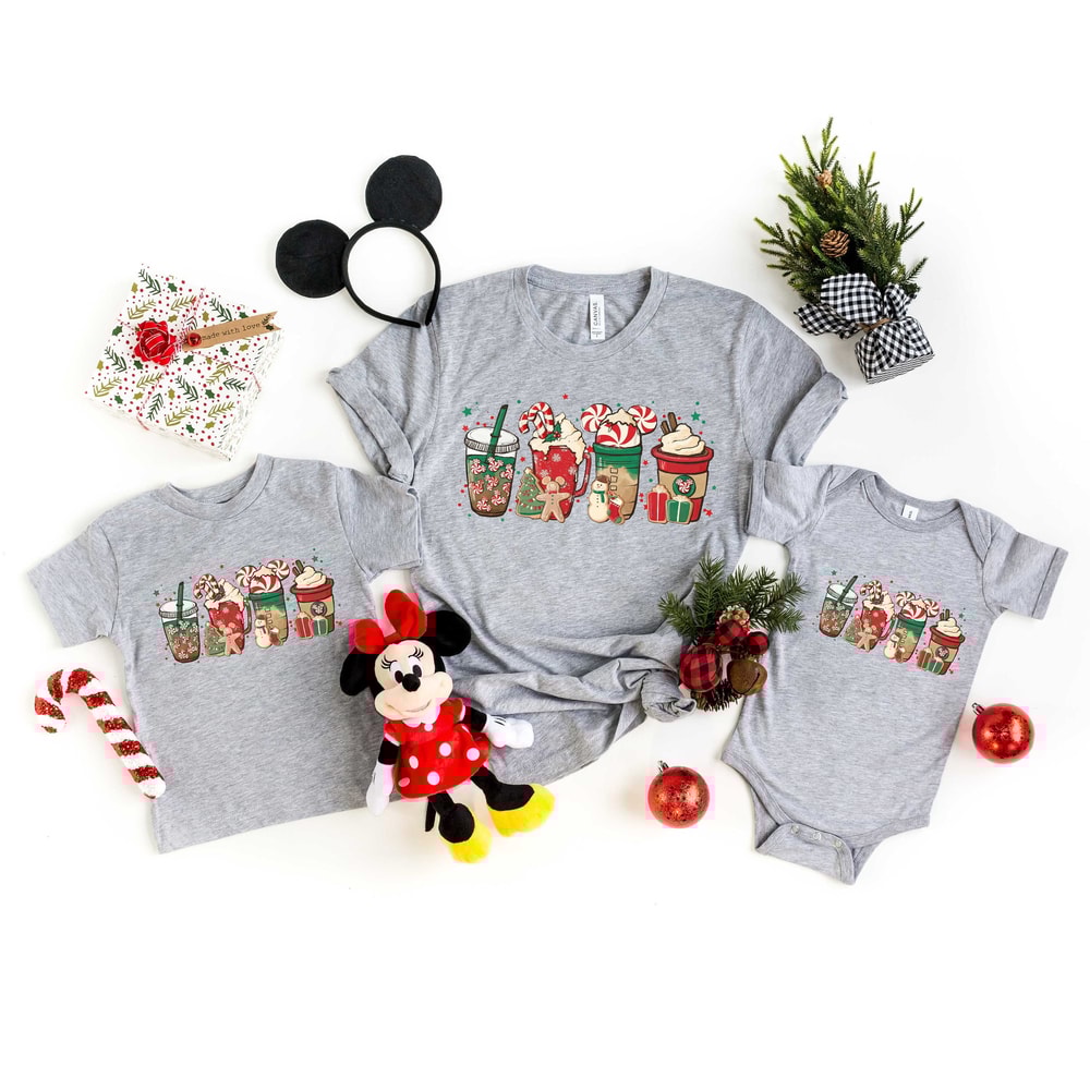 Disney Mickey Christmas Coffee T-shirt, Christmas Tea Coffee Shirt, Disney Christmas Shirt, Epcot Christmas Shirt, Christmas Disney Vacation - 1.jpg