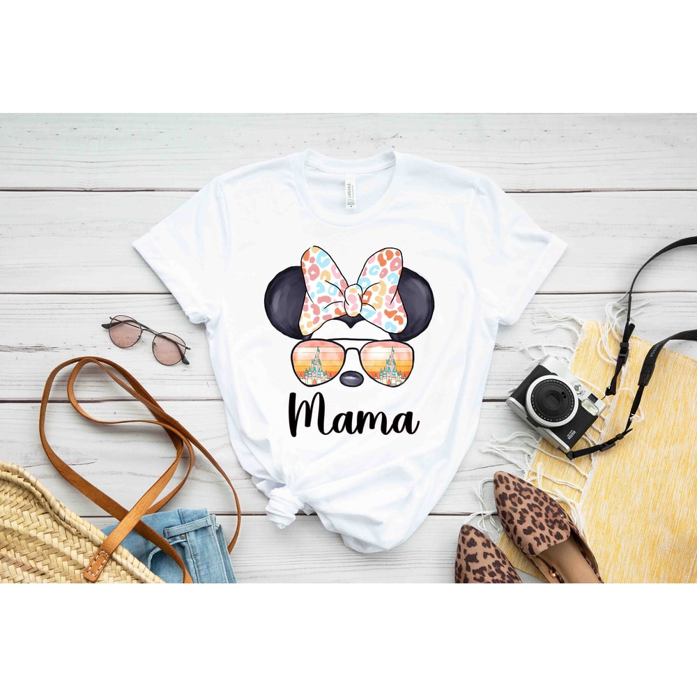 Disney Mickey And Minnie Mama Daddy Mini Matching T-Shirt, Sunglasses Mickey And Minnie Mouse Shirt, Matching Disney Family Shirts, Disney - 2.jpg