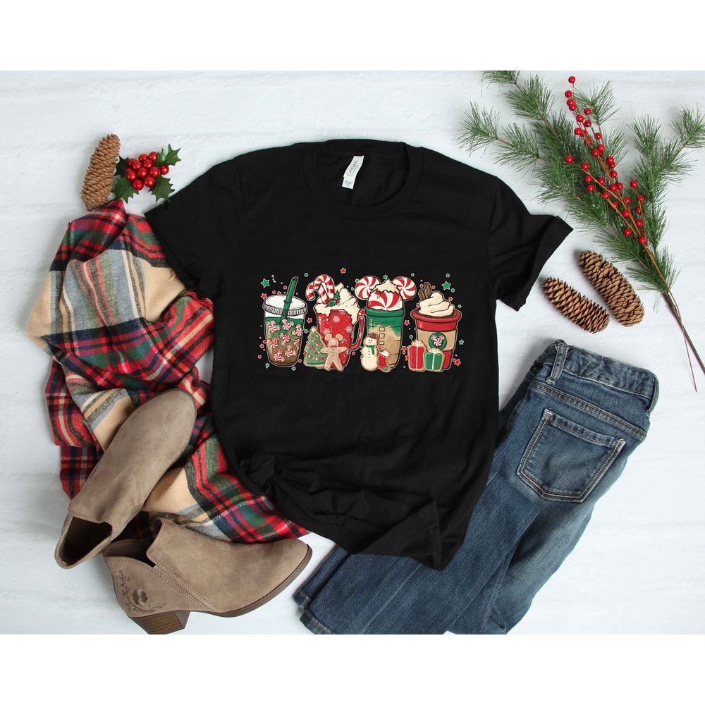 Disney Mickey Christmas Coffee T-shirt, Christmas Tea Coffee Shirt, Disney Christmas Shirt, Epcot Christmas Shirt, Christmas Disney Vacation - 3.jpg