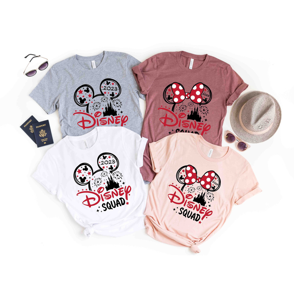 Disney Squad 2023 Mickey Minnie T-Shirt, Disney Squad Shirt, Disney Family Vacation Shirt, Disney 2023 Trip, Disney Group Shirts, Disney Tee - 2.jpg