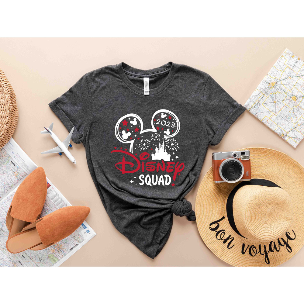 Disney Squad 2023 Mickey Minnie T-Shirt, Disney Squad Shirt, Disney Family Vacation Shirt, Disney 2023 Trip, Disney Group Shirts, Disney Tee - 3.jpg