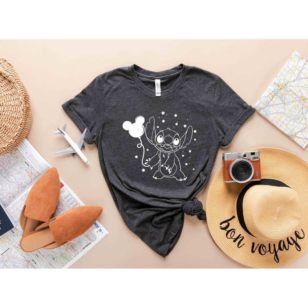 Disney Stitch With Mickey Head Balloon T-Shirt, Disney Vacation, Lilo and Stitch, Disney Matching Shirt, Animal Kingdom Shirt,Vacation Shirt - 3.jpg