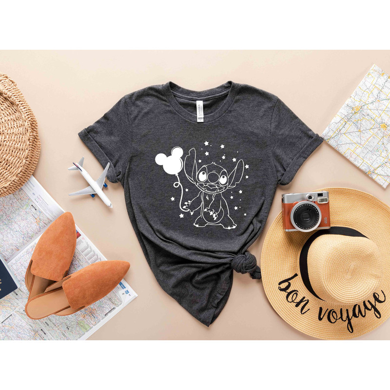 Disney Stitch With Mickey Head Balloon T-Shirt, Disney Vacation, Lilo and Stitch, Disney Matching Shirt, Animal Kingdom Shirt,Vacation Shirt - 3.jpg