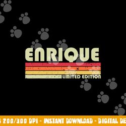 enrique gift name personalized funny retro vintage birthday png, sublimation copy