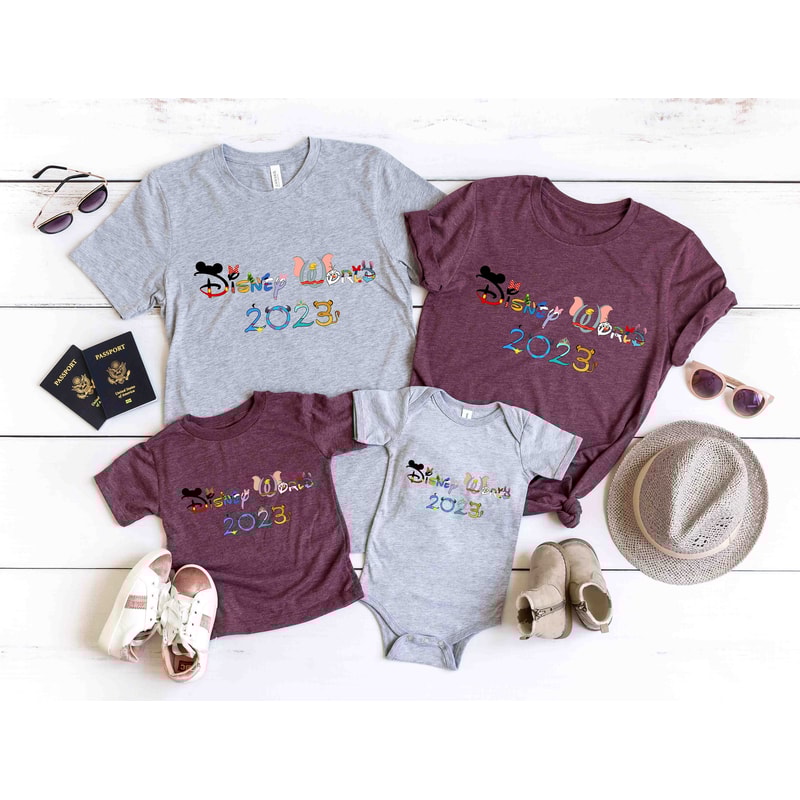Disney World 2023 T-Shirt, Disney 2023 T-Shirt, Disney Vacation Shirt, Disney Trip Shirt, Magic Kingdom 2023 Shirt, Disney Land 2023 Shirt - 2.jpg