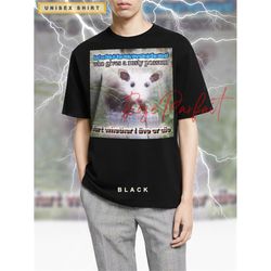 who gives a rusty possum fart t-shirt - street cats opossum possum raccoon trash panda skunk cat, gift for possum lover,