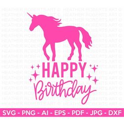 happy birthday svg, unicorn svg, unicorn silhouette, unicorn clip art, unicorn graphics, magical unicorn, unicorn design