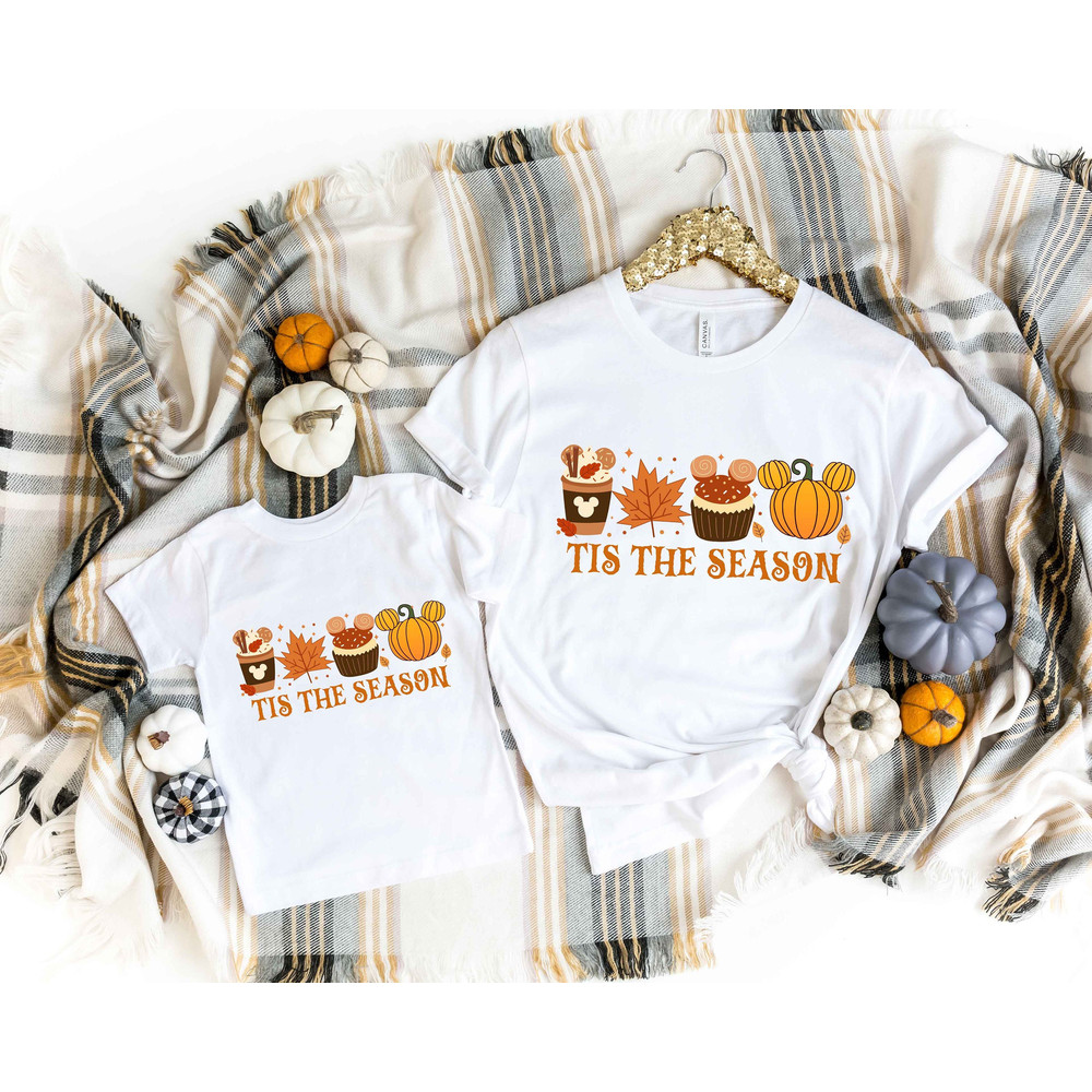 Tis The Season Shirt, Fall Pumpkin Shirt, Fall Coffee Shirt, Cute Pumpkin Shirt, Women Fall, Fall Season Shirts, Autumn Shirt, Holiday Shirt - 1.jpg