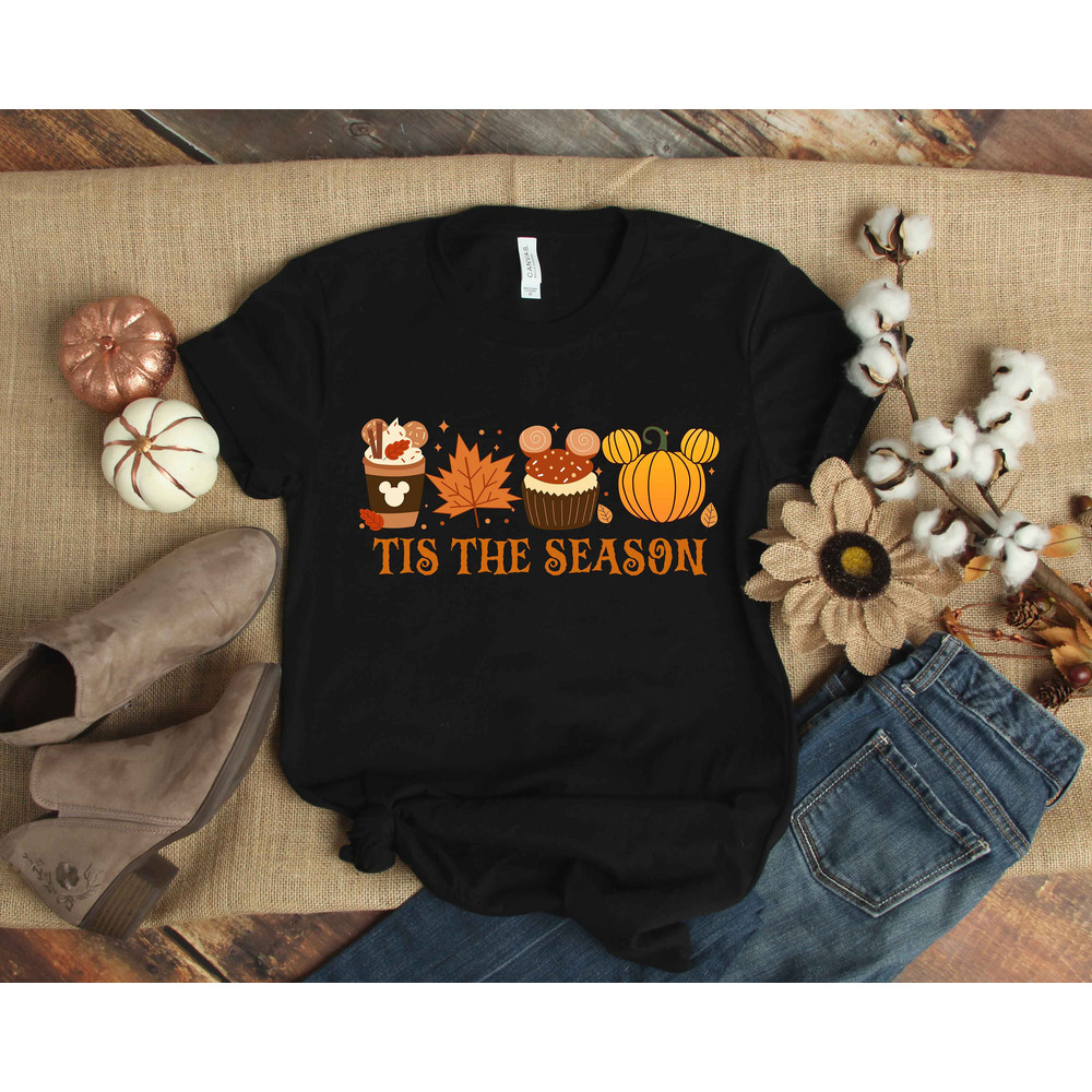 Tis The Season Shirt, Fall Pumpkin Shirt, Fall Coffee Shirt, Cute Pumpkin Shirt, Women Fall, Fall Season Shirts, Autumn Shirt, Holiday Shirt - 2.jpg