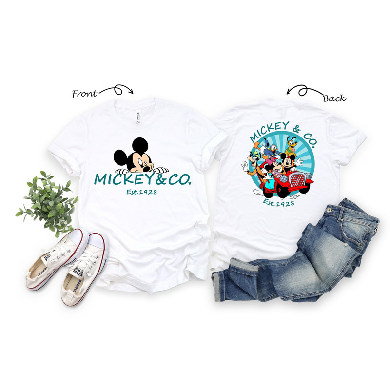 Vintage Mickey & Co 1928 Shirt, Retro Vintage Disney Shirt, Retro Mickey And Co, Disneyworld, Family Mickey And Friends Shirt - 1.jpg