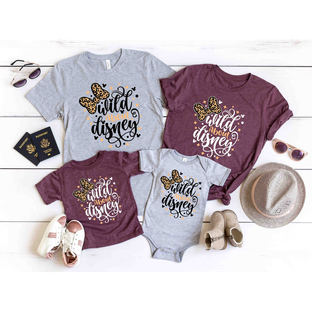 Wild About Disney Matching Family T-Shirt, Disney Trip Shirt, Disney Animal Kingdom Tee, Disney Safari Shirt, Family Vacation Matching Trip - 3.jpg
