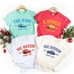 disney cars shirt,cars group sweatshirt,disney cars family matc