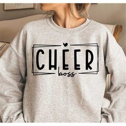 cheer boss svg, cheer coach svg, cheerleader coach svg, cheerleader svg, cheer season svg, cheer shirts svg, png sublima