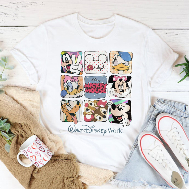 Disney Mickey shirt, Vintage Walt Disney World Shirt, Classic Mickey and Friends, Disney Family Shirt, Disneyworld Shirt, Retro Mickey Shirt - 2.jpg