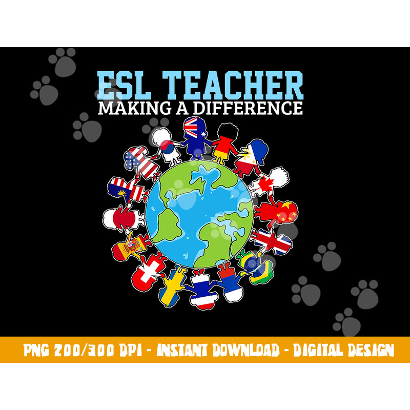 ESL Teachers Making A Difference For Virtual Teacher Tutor png, sublimation copy.jpg