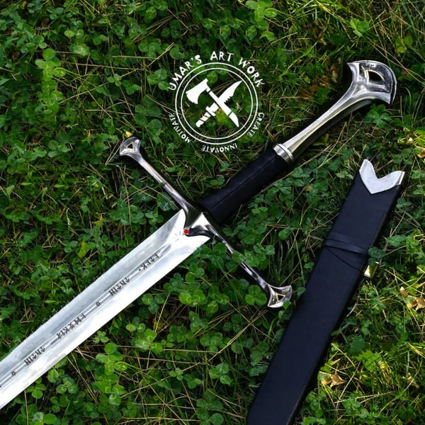Handmade ANDURIL Sword of Strider, Custom Engraved Sword | Inspire Uplift