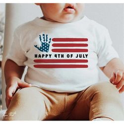 happy fourth of july hand print svg png, fourth of july svg, 4th of july svg, independence day svg, png dxf cut file cri