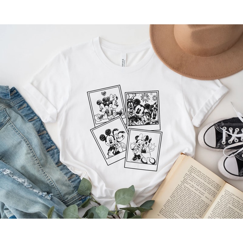 Disneyworld 2023 Mickey Polaroid Shirt, Mickey and Friends Shirt, Disneyland Shirt, Disneyworld Shirt,Disney Family Shirt,Retro Mickey Shirt - 2.jpg