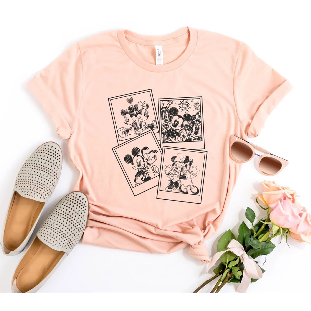 Disneyworld 2023 Mickey Polaroid Shirt, Mickey and Friends Shirt, Disneyland Shirt, Disneyworld Shirt,Disney Family Shirt,Retro Mickey Shirt - 3.jpg