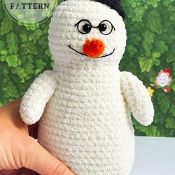 Easy Snowman PDF Crochet Amigurumi Pattern