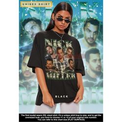 nick miller 90's t-shirt - nick miller bootleg tees, nick miller fans gifts, nick miller vintage retro shirt, nick mille