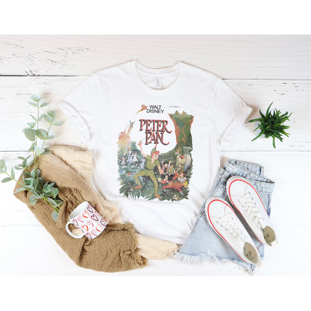 Retro Disney Peter Pan Shirt, Peter Pan London Flying Shirt, Retro90s Disney Shirt, Walt Disney World Shirt, Magic Kingdom Disneyland Trip - 2.jpg
