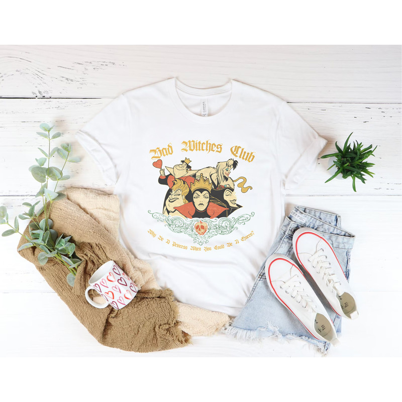 Retro Disney Villains Characters Maleficent Ursula Evil Queen Hades Shirt, Villians Disney, Bad Bitches Club Shirt, Villains Disney Shirt - 3.jpg