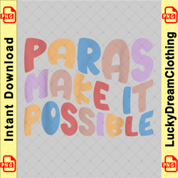 paraprofessional para squad tie dye rainbow back to school
