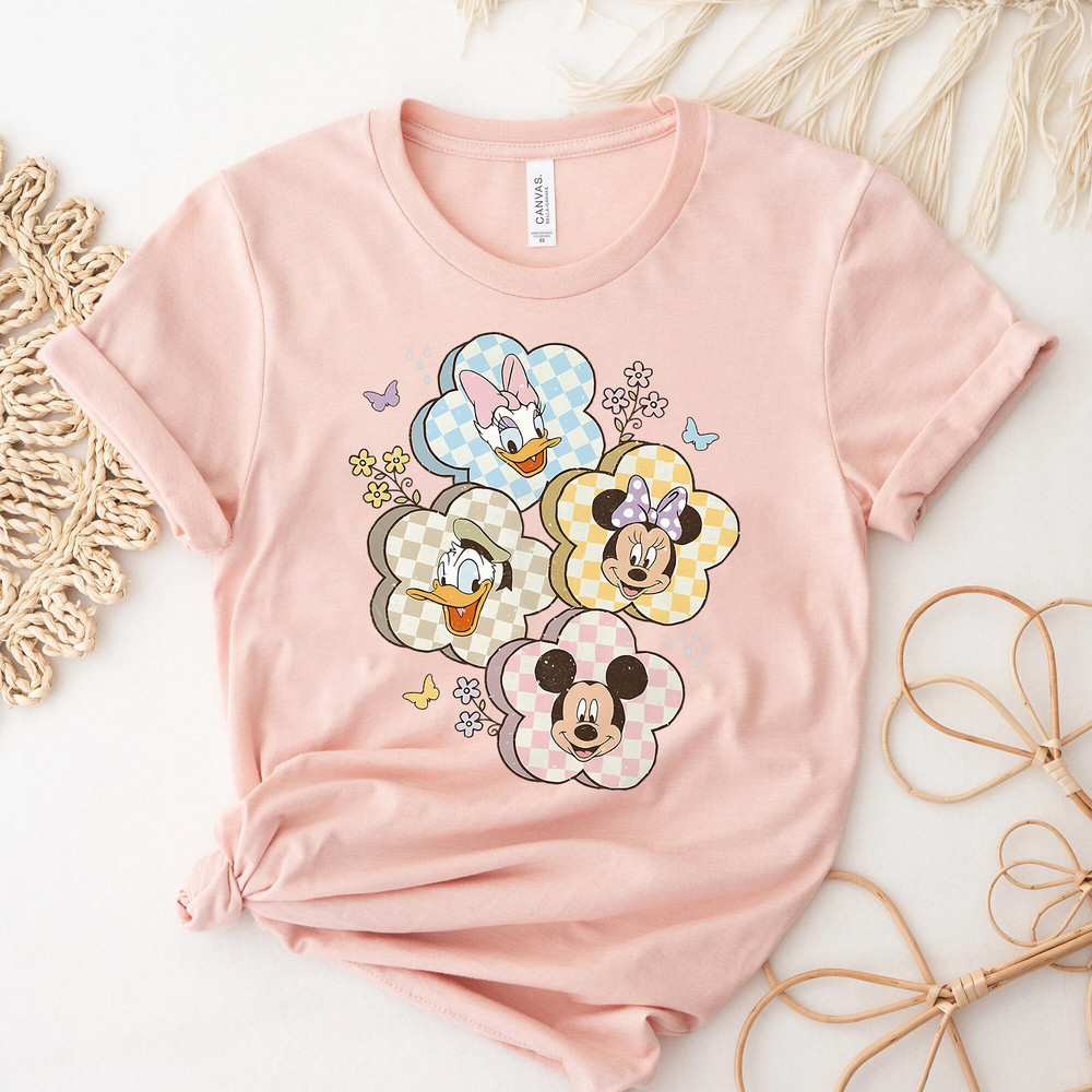Spring Mouse Friends Shirt, Mickey Mouse Shirt, Mickey Minnie Donal Daisy Shirts, Disney Matching Tee,Disney Trip Shirt, Floral Mickey Shirt - 3.jpg