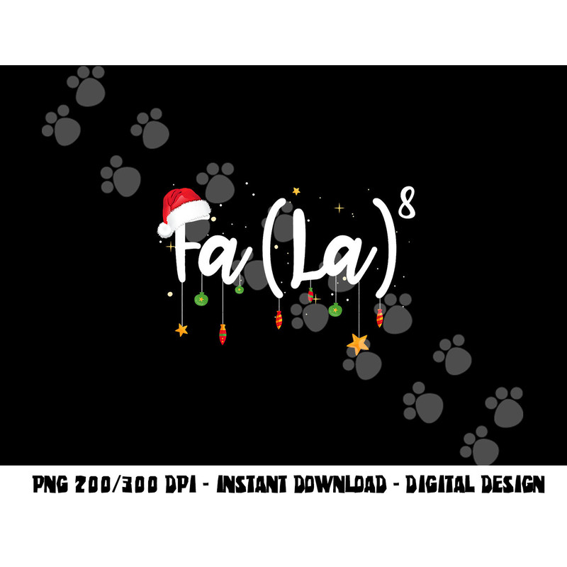FA (LA)8 Funny Christmas Santa Fa La Math png, sublimation copy.jpg