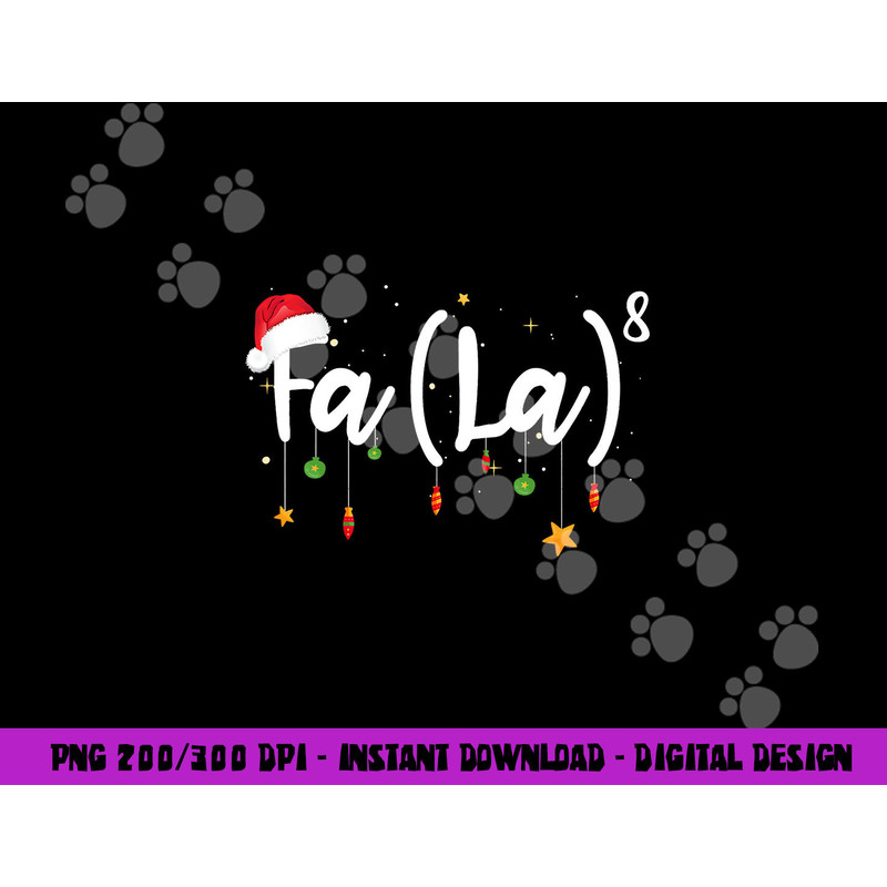 FA (LA)8 Funny Christmas Santa Fa La Math png, sublimation copy.jpg