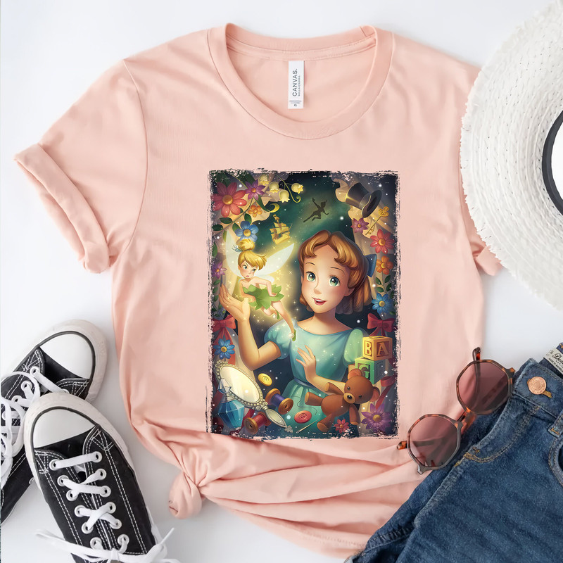 Vintage 90s Disney Tinker Bell Shirt, Vintage Tinkerbell Shirt, Peter Pan Shirt,Fairy Magical Shirt,Disneyworld Shirts,Disney Princess Shirt - 3.jpg