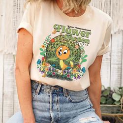 vintage disney epcot orange bird shirt, flower and garden festi
